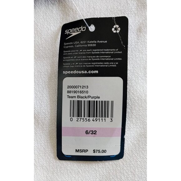 Speedo womens Swimsuit One Piece Endurance+ Flyback Solid Adult Team Size 6/32 - Picture 5 of 7